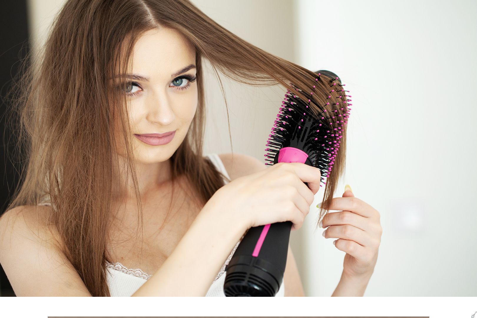 como usar a escova rotativa sem ressecar os fios