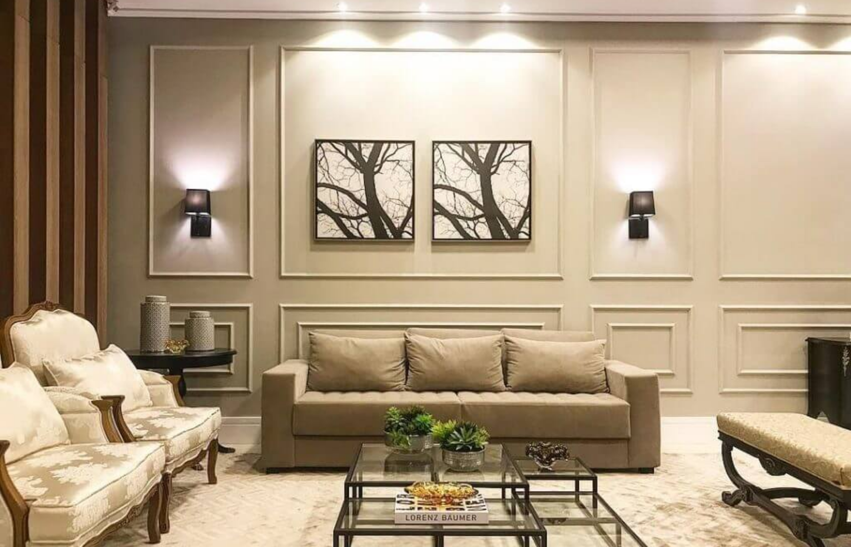 Gesso deixa o ambiente mais elegante